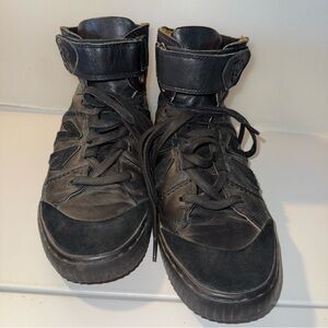 Men's Black True Religion High-Top Leather black Sneakers size:8
